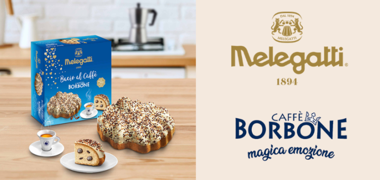 Il Bacio al Caffè è il nuovo dolce della Melegatti impreziosito con il Caffè Borbone