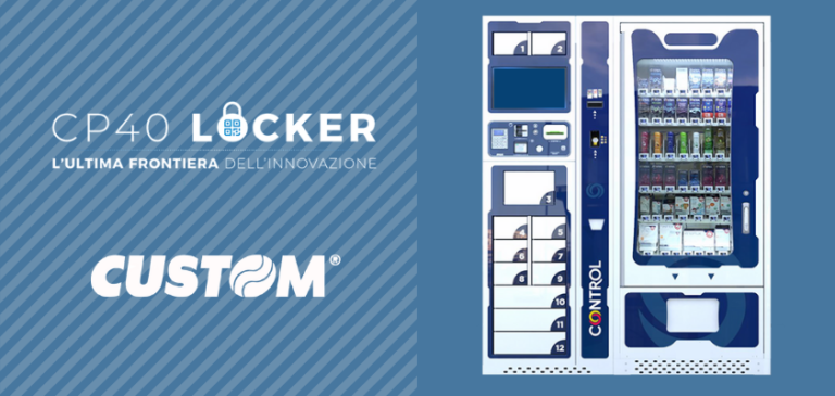 A VENDTRA Custom presenta CP40, soluzione che integra vending machine e locker