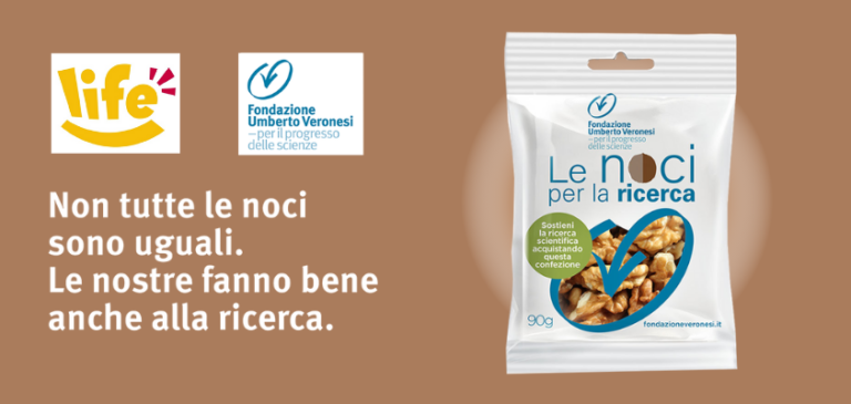 Dal 1° marzo tornano Le Noci per la Ricerca di Life e Fondazione Umberto Veronesi