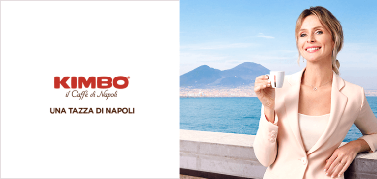 “KIMBO, UNA TAZZA DI NAPOLI”. La nuova campagna pubblicitaria con Serena Autieri