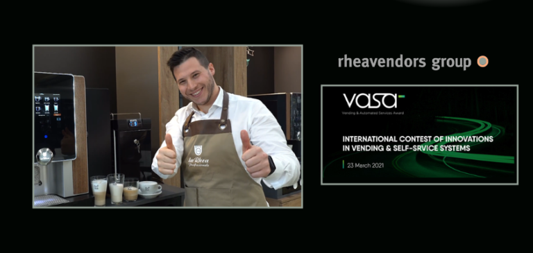 A VendExpo la nuova Fresh Milk Machine di Rhea Vendors  vince il premio VASA
