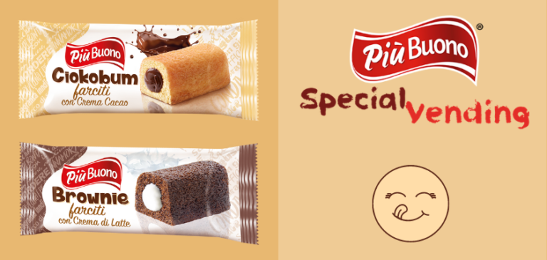 Più Buono Special Vending. Brownie e Ciokobum per una pausa golosa