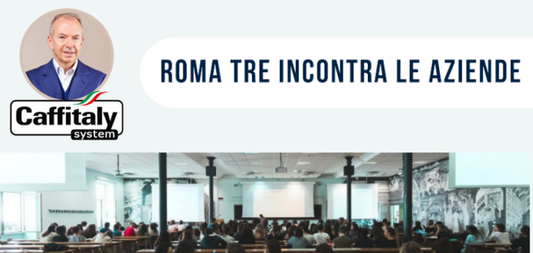 Giuseppe Casareto, AD di Caffitaly, protagonista dell’evento “Roma Tre incontra le aziende”