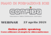 Formazione CONFIDA. 27 aprile webinar “Online public speaking”