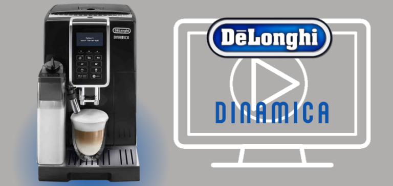 Dinamica di De’Longhi in pubblicità per promuovere le macchine da caffè in grani