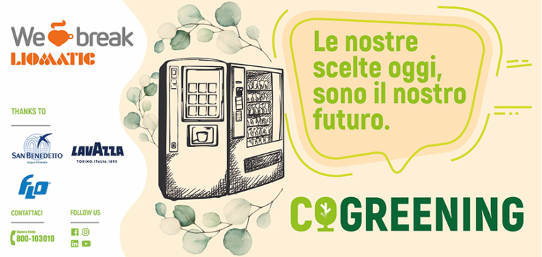 LIOMATIC lancia la sua rivoluzione  ecologica attraverso il progetto CO-GREENING