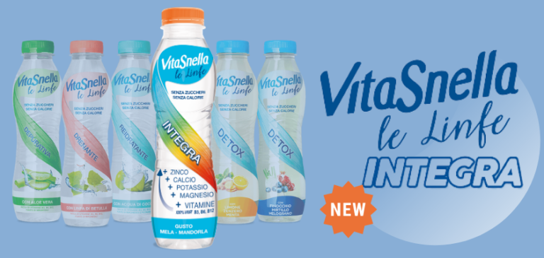 Acqua Vitasnella presenta Integra, l’ultima nata della linea di acque funzionali Le Linfe