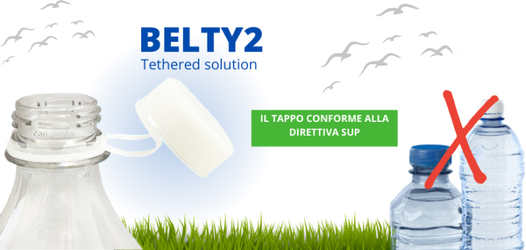 Wisecap® sviluppa Belty2, il tappo conforme alle richieste della Direttiva SUP