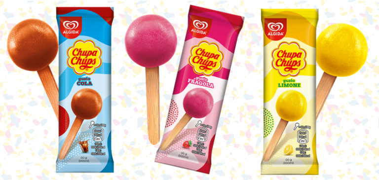 CHUPA CHUPS ICE. Dalla partnership con Algida arrivano i ghiaccioli a forma di lollipop