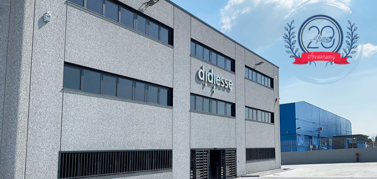 Per i 20 anni di attività Didiesse cambia sede e lancia il nuovo restyling