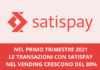 In crescita nel primo trimestre 2021 le transazioni con Satispay nel Vending