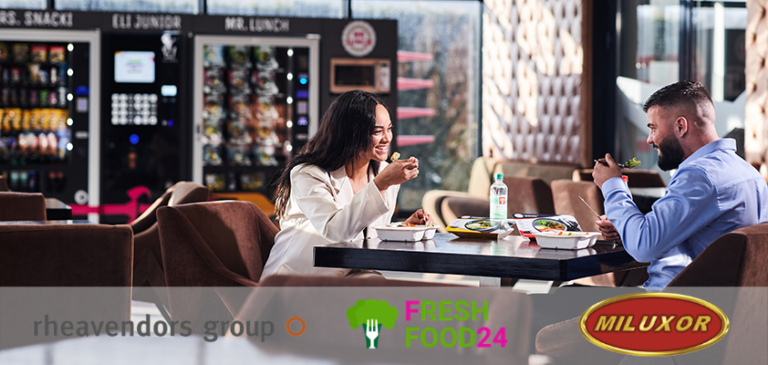 FreshFood24, Rheavendors Servomat e Miluxor lanciano la mensa automatizzata