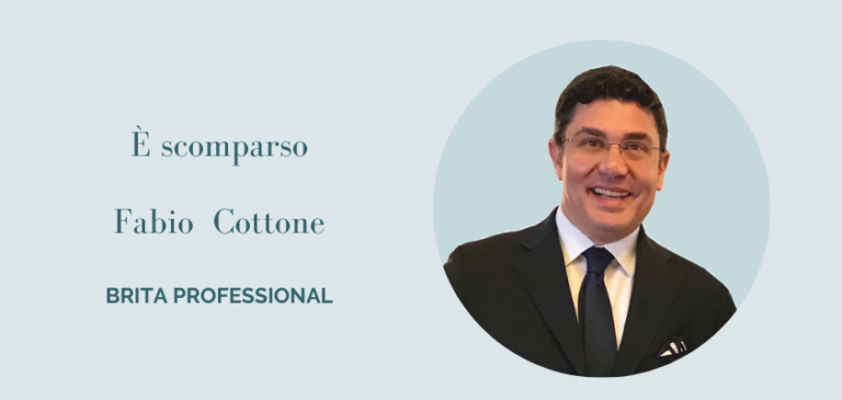 È venuto a mancare Fabio Cottone – divisione BRITA Professional
