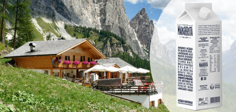 I rifugi veneti scelgono Fonte Margherita per l’acqua minerale e le bevande analcoliche