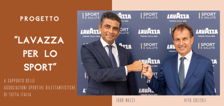 Il progetto “Lavazza per lo Sport” per la ripartenza dello sport dilettantistico