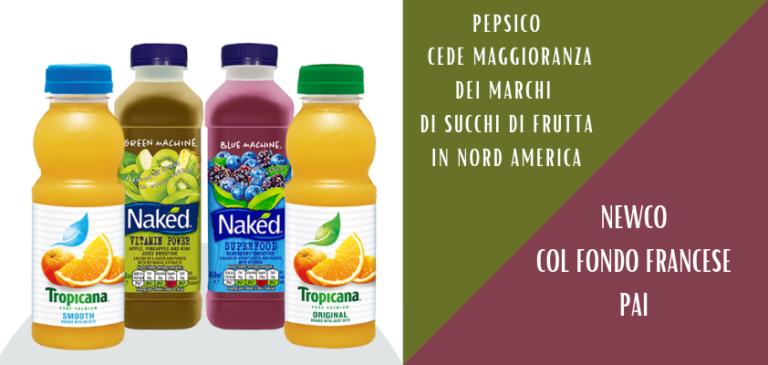 PepsiCo cede la maggioranza dei marchi di succhi di frutta in Nord America