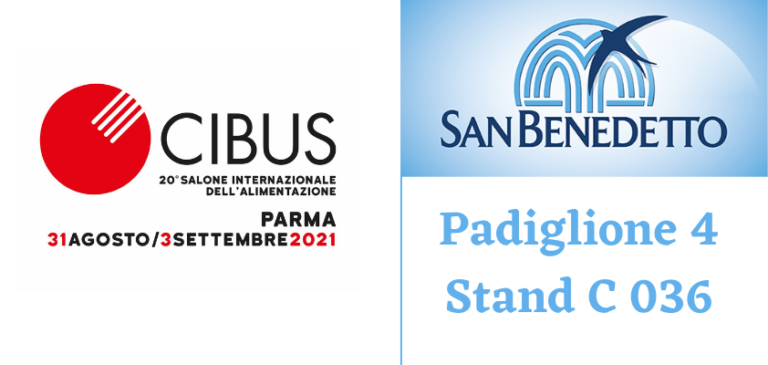 San Benedetto a CIBUS con la sua offerta completa e le ultime novità