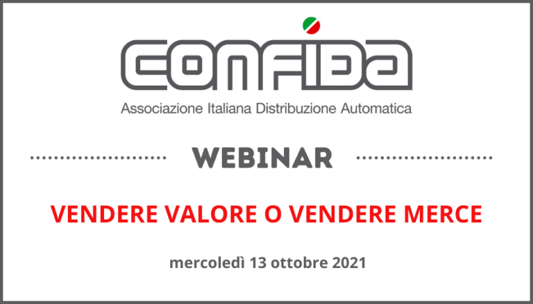 CONFIDA. Un webinar gratuito per supportare il ruolo del commerciale nelle aziende