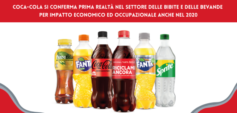Anche nel 2020 Coca-Cola si conferma prima realtà nel settore delle bibite