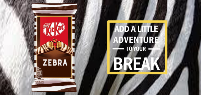 KITKAT ZEBRA. Arriva la versione animalier in limited edition dell’iconico snack