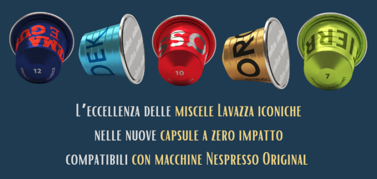 L’eccellenza delle miscele Lavazza nelle nuove capsule a zero impatto CO2