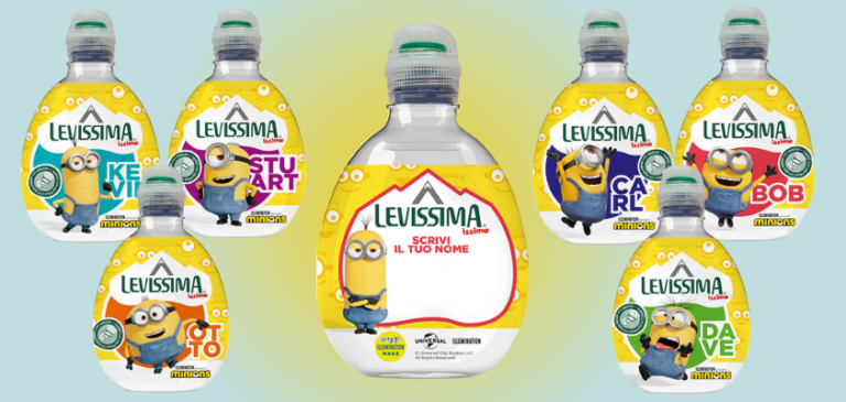 Per il back to school Levissima celebra i Minions in limited edition