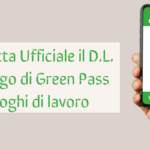 Pubblicato in Gazzetta Ufficiale il Decreto Legge sull’obbligo di Green Pass a lavoro