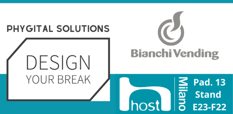 VERSO HOST 2021. Bianchi Vending presenta in anteprima le Phygital Solutions