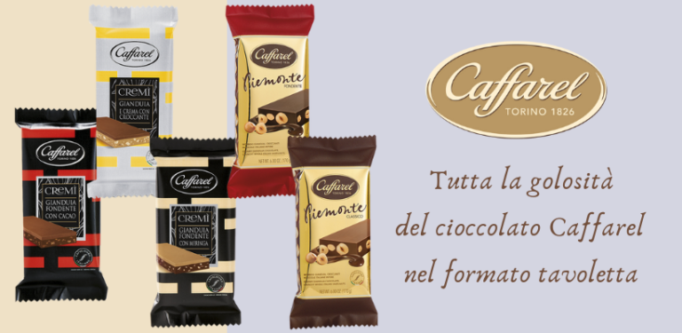 Le esplosioni di gusto del cioccolato Caffarel nel nuovo formato tavoletta