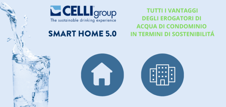 Dallo studio promosso da Celli Group i vantaggi degli erogatori di acqua da condominio