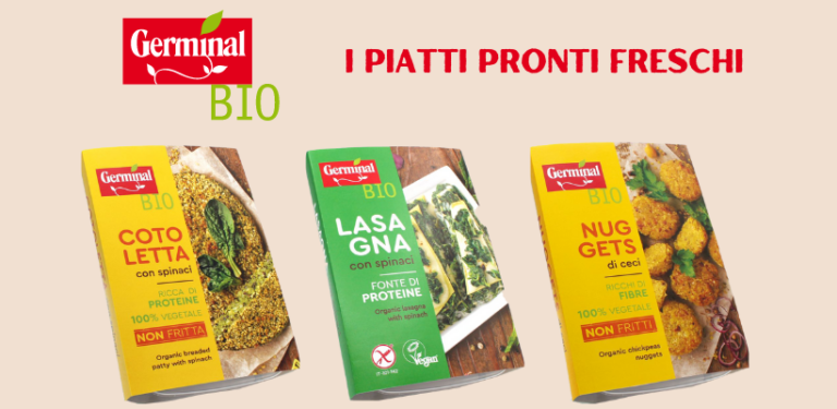 Da Germinal Bio i piatti pronti freschi per la pausa pranzo