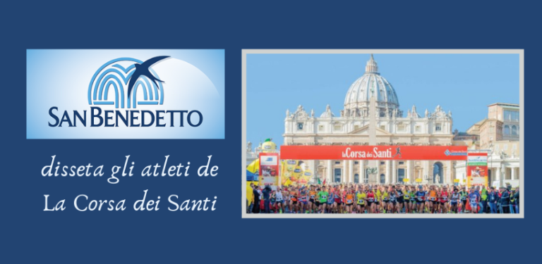 Con Aquavitamin e EcoGreen San Benedetto disseta gli atleti de “La Corsa dei Santi”