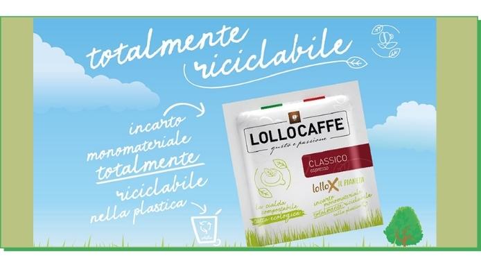 Tra le novità di Lollo Caffè a HOST l’incarto in monomateriale riciclabile della cialda