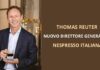 Thomas Reuter è il nuovo Direttore Generale di Nespresso Italiana