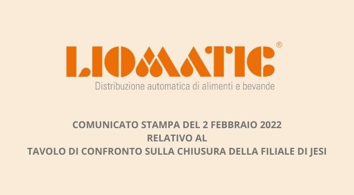 Comunicato Stampa Liomatic. Esito tavolo di confronto del 2 febbraio