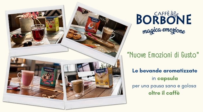Le “Nuove Emozioni di Gusto” di Caffè Borbone per una pausa oltre il caffè