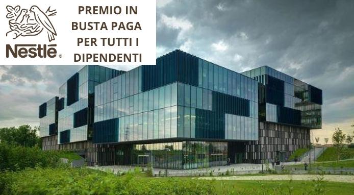 Nestlè Italiana riconosce un premio in busta paga ai dipendenti