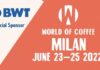 Al via oggi World of Coffee con BWT sponsor ufficiale dell’evento