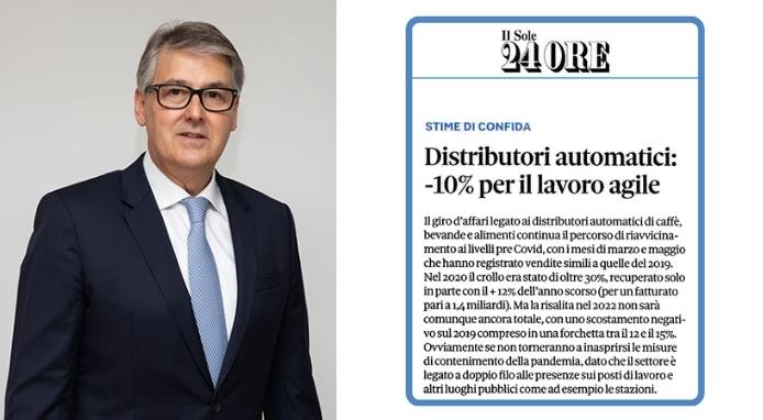 CONFIDA: il presidente Trapletti parla del mercato del Vending a Il Sole 24 Ore