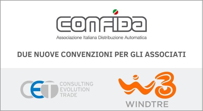 CONFIDA stipula due nuove convenzioni per gli associati: CET E WINDTRE