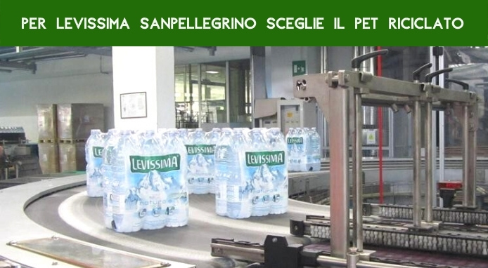Levissima abbandona il vetro e sceglie la riciclabilità del PET