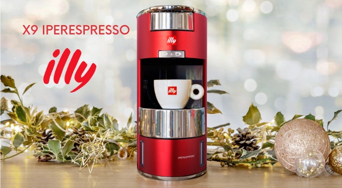 illycaffè presenta la nuova X9 Iperespresso, un gioiello di design