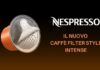 Nespresso presenta il nuovo caffè Filter Style Intense in capsula