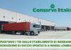 Conserve Italia: la produzione a Massa Lombarda e da Barbiano ripartono i tir