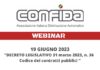 CONFIDA: un webinar sul nuovo codice degli appalti