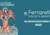 Ferrarelle Società Benefit presenta il nuovo Bilancio di Sostenibilità