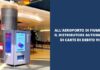 All’aeroporto di Fiumicino il distributore che eroga carte VISA