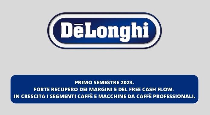 De Longhi: nel primo semestre migliorano i margini e le attività legate al caffè