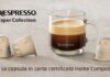 Al via la campagna Nespresso per la capsula di carta compostabile a casa