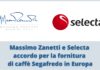 Accordo tra Massimo Zanetti BG e Selecta per il caffè Segafredo